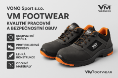 Spolupráce s VM Footwear – Kvalitní pracovní a bezpečnostní obuv pro každé odvětví
