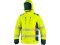 Bunda CXS BEDFORD WINTER, výstražná, zimní, pánská, softshell, žluto-petrolová, vel. S