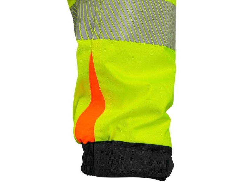 Bunda CXS BENSON, výstražná, zateplená, pánská, žluto-černá