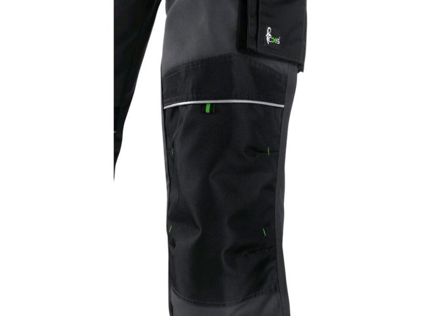 Kalhoty CXS SIRIUS NIKOLAS, 170cm-176cm, šedo-zelené, vel. 44