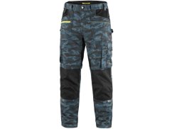 Kalhoty CXS STRETCH, pánské, maskáčovo-modré, vel. 62