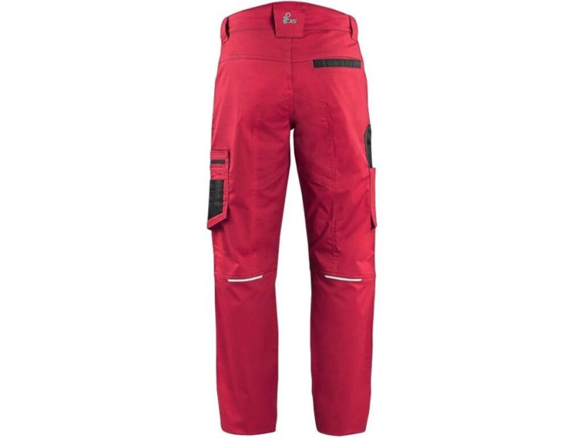 Kalhoty CXS SOLIS FLEX, pánské, červeno-černé, vel. 62