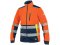 Bunda CXS BENSON, výstražná, softshell, pánská, oranžovo-modrá, vel. 3XL
