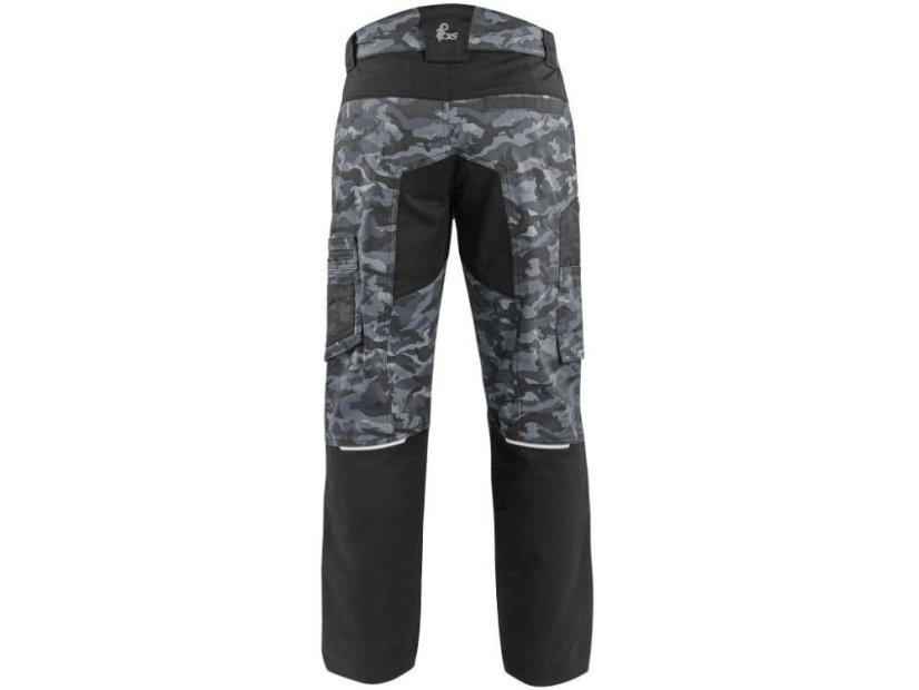 Kalhoty CXS SOLIS FLEX, pánské, maskáčovo-černé, vel. 54