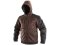 Bunda CXS IRVINE, zimní, pánská, hnědo-černá, vel. 4XL