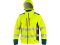 Bunda CXS BEDFORD, výstražná, pánská, softshell, žluto-petrolová, vel. M