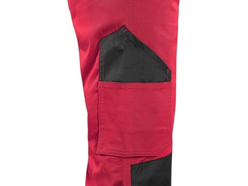 Kalhoty CXS SOLIS FLEX, pánské, červeno-černé, vel. 62