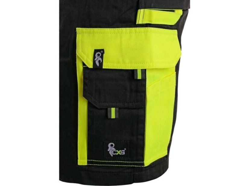 Zahradníky CXS SIRIUS BRIGHTON, zimní, pánské, černo-žluté, vel.48-50