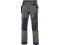 Kalhoty CXS NAOS pánské, šedo-černé, HV žluté doplňky, vel. 52