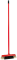 Smeták 5120 červený - černé vlákno neštěp. s holí 120cm (UH, závit, 28x5cm)