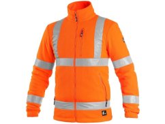 Bunda CXS PRESTON, výstražná, pánská, oranžová, vel. 3XL